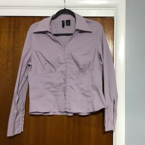 Mixit lavender fitted shirt